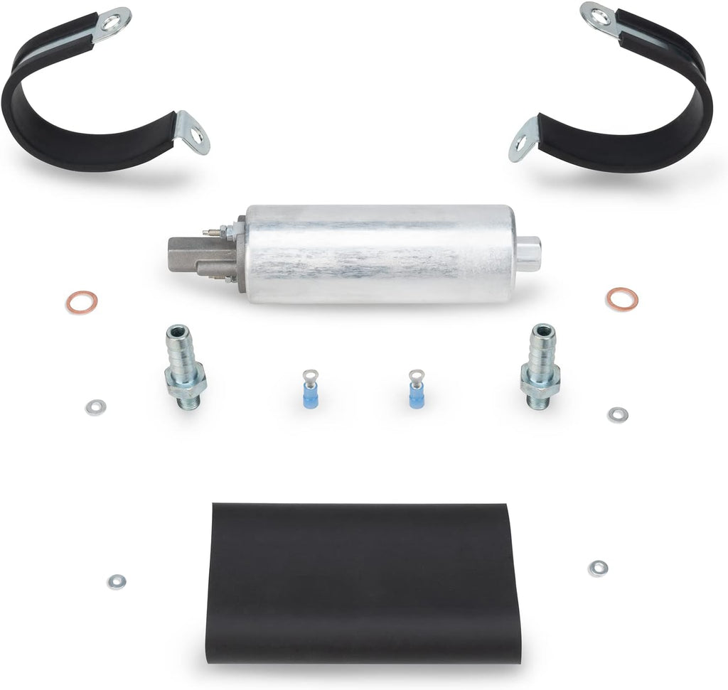 Inline Fuel Pump 255LPH High Pressure with Install Kit Pack of 2 M258134