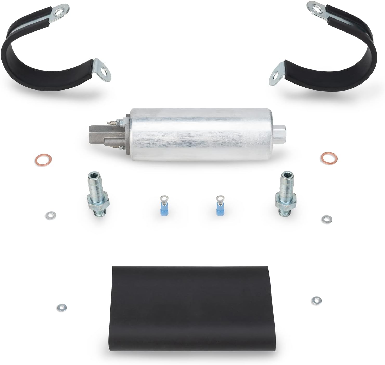 Inline Fuel Pump 255LPH High Pressure with Install Kit Pack of 2 M258134