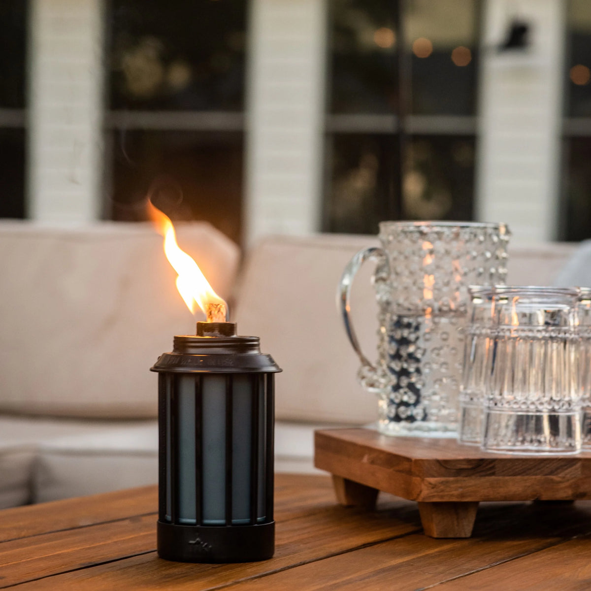 2-Pack 65 inch Metal Tiki Torch A2503