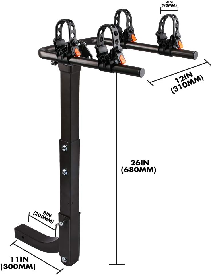 2-Bike Hitch Mount Bike Rack L633840