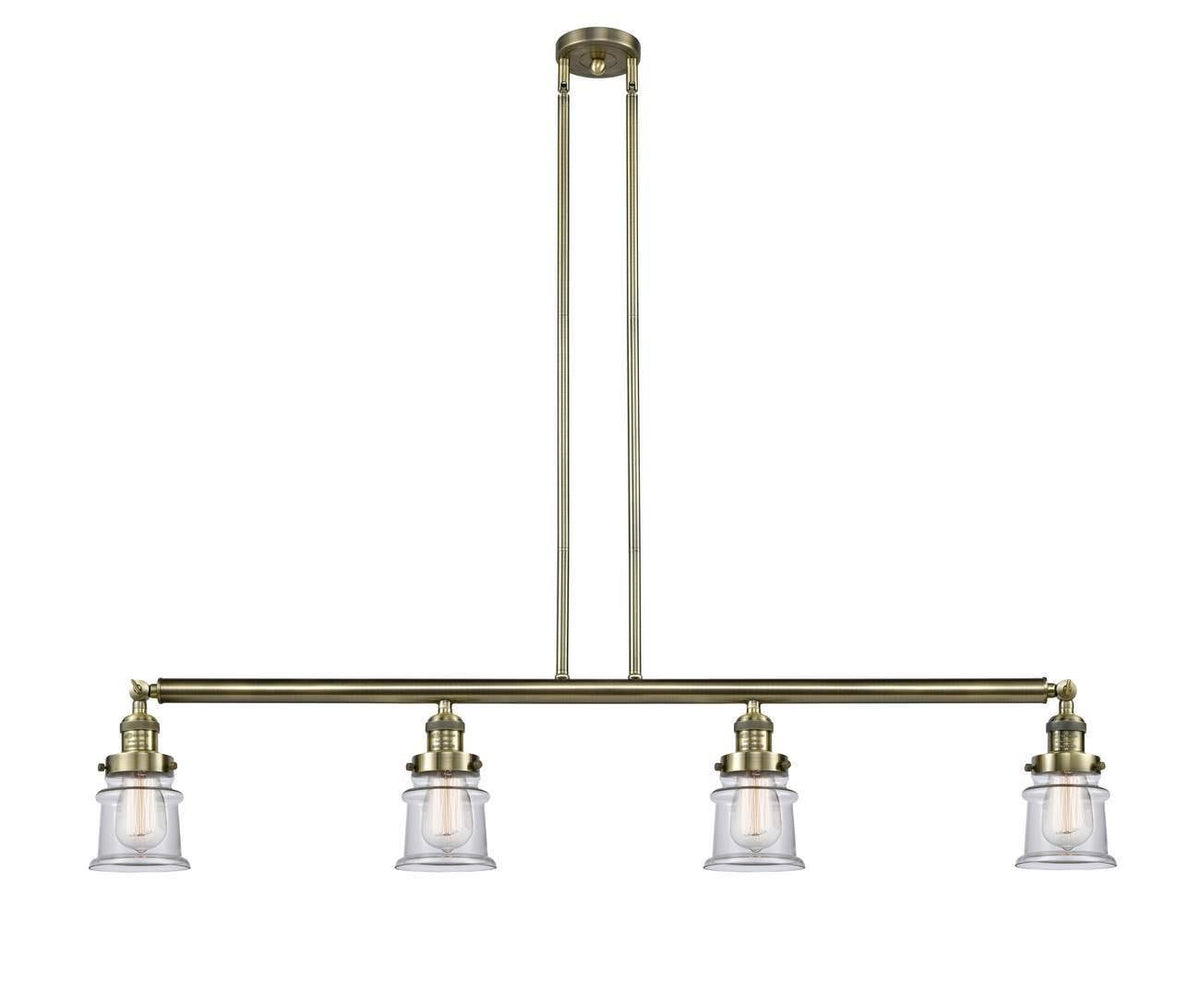 Antique Brass 4 Light Island Light X116