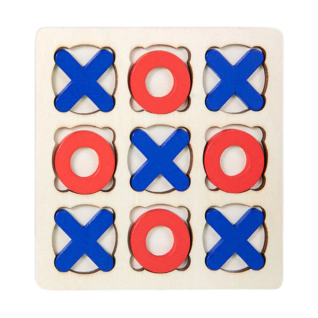 Wooden Tic Tac Toe Board Game T7980
