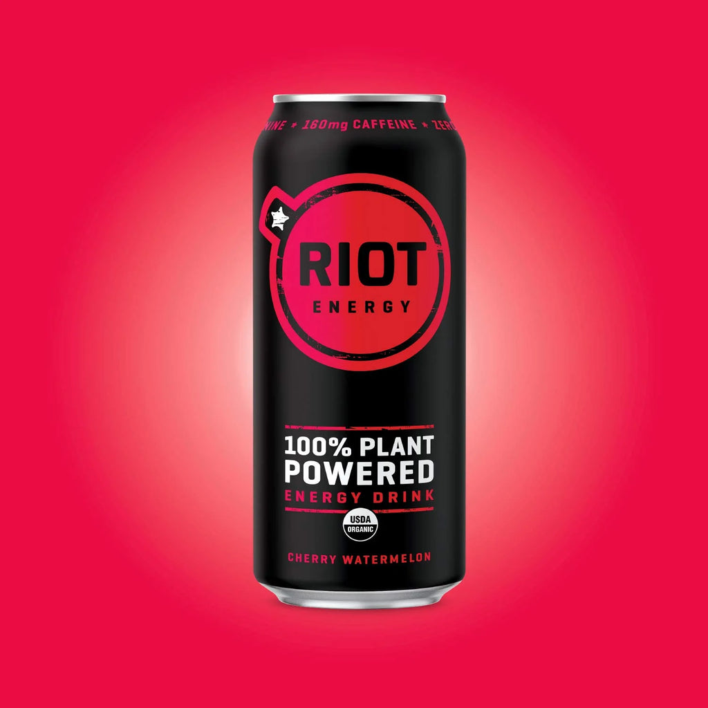 Plant Powered Energy Drink Cherry Watermelon 16oz Pack of 12 C7966