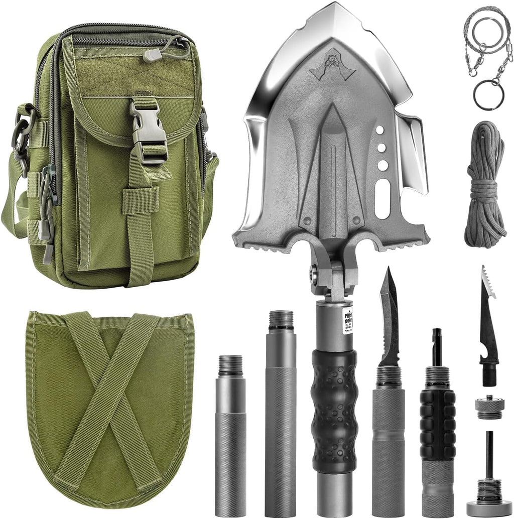 Folding Multifunctional Camping Shovel F8066