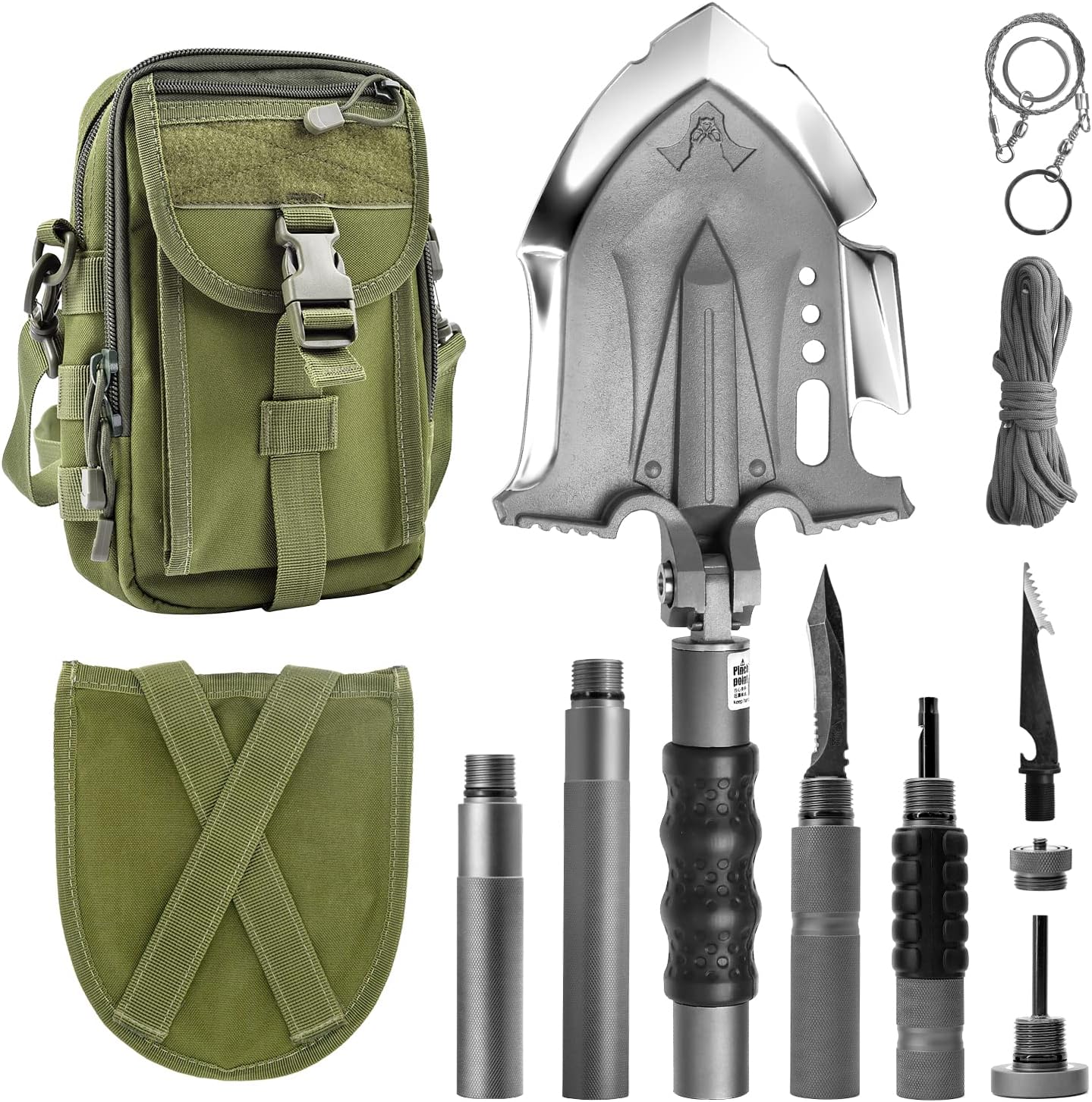 Folding Multifunctional Camping Shovel F8066