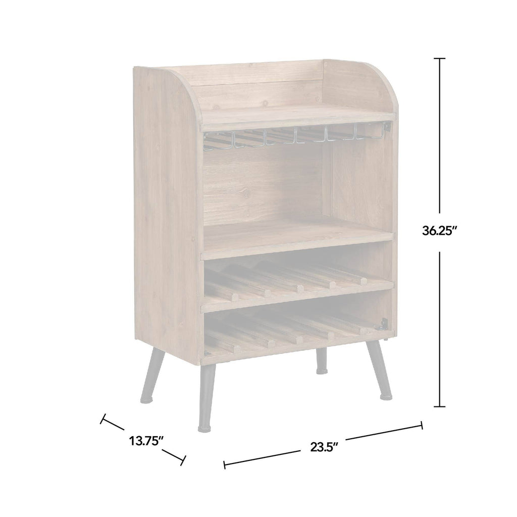 Brown Wood Bar Cabinet U222124
