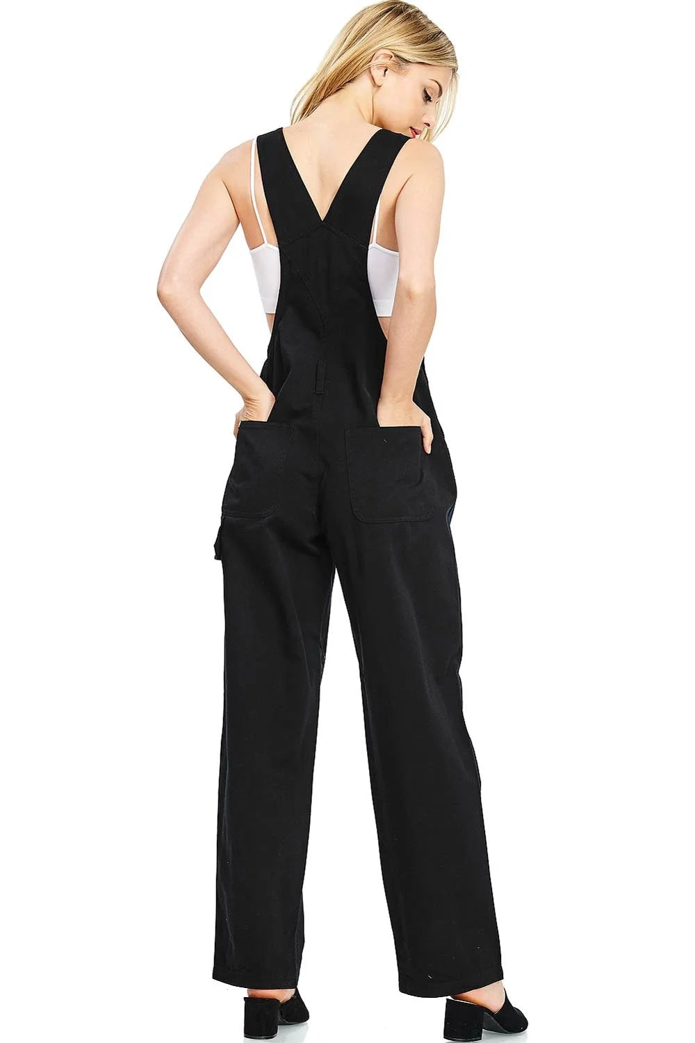 Baggy Straight Leg Overalls U1251