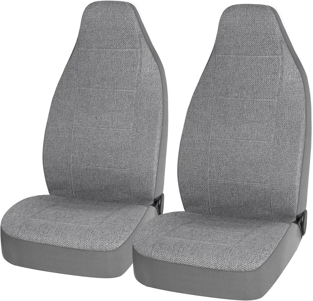 Gray Flax Low Back Car Seat Covers A469094