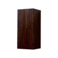 Walnut Finish Linen Side Cabinet with Two Doors X6080