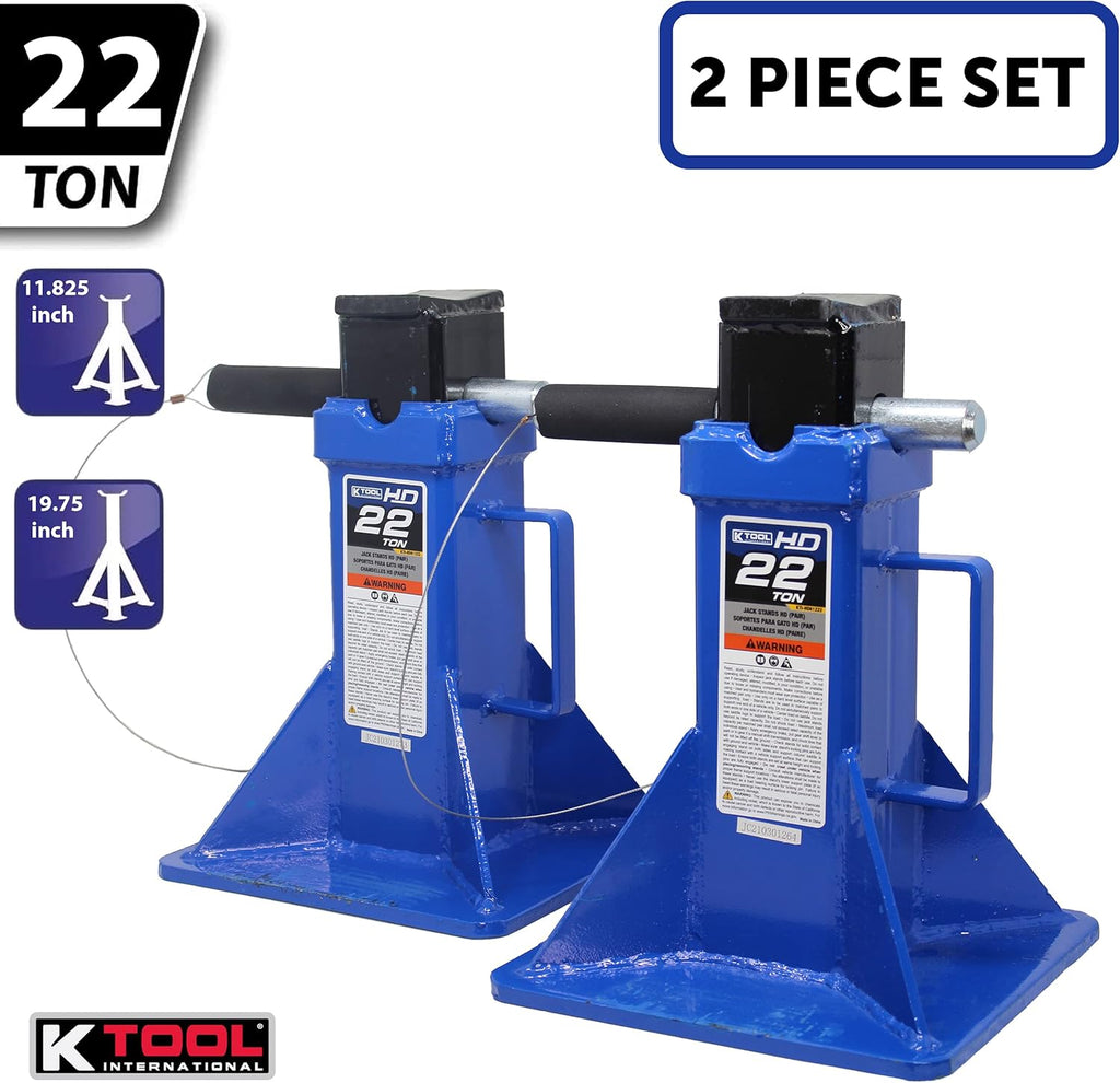 6 Ton Steel Jack Stands Pair P461