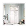White 31.25X72 Faux Wood Cordless Blind M60889