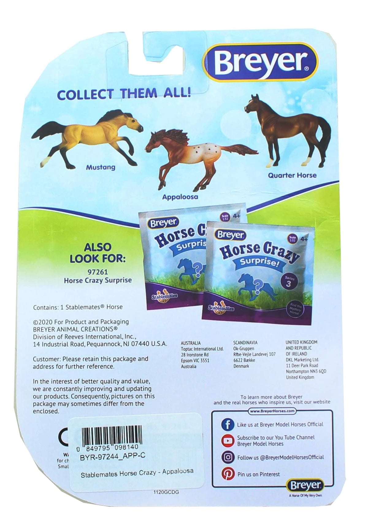Appaloosa 1:32 Scale Model Horse M90719
