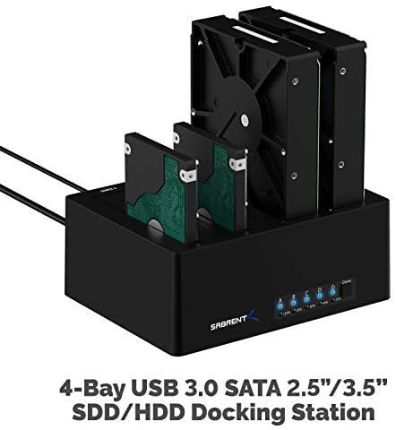 4-Bay USB 3.0 SATA SSD/HDD Docking Station E42650