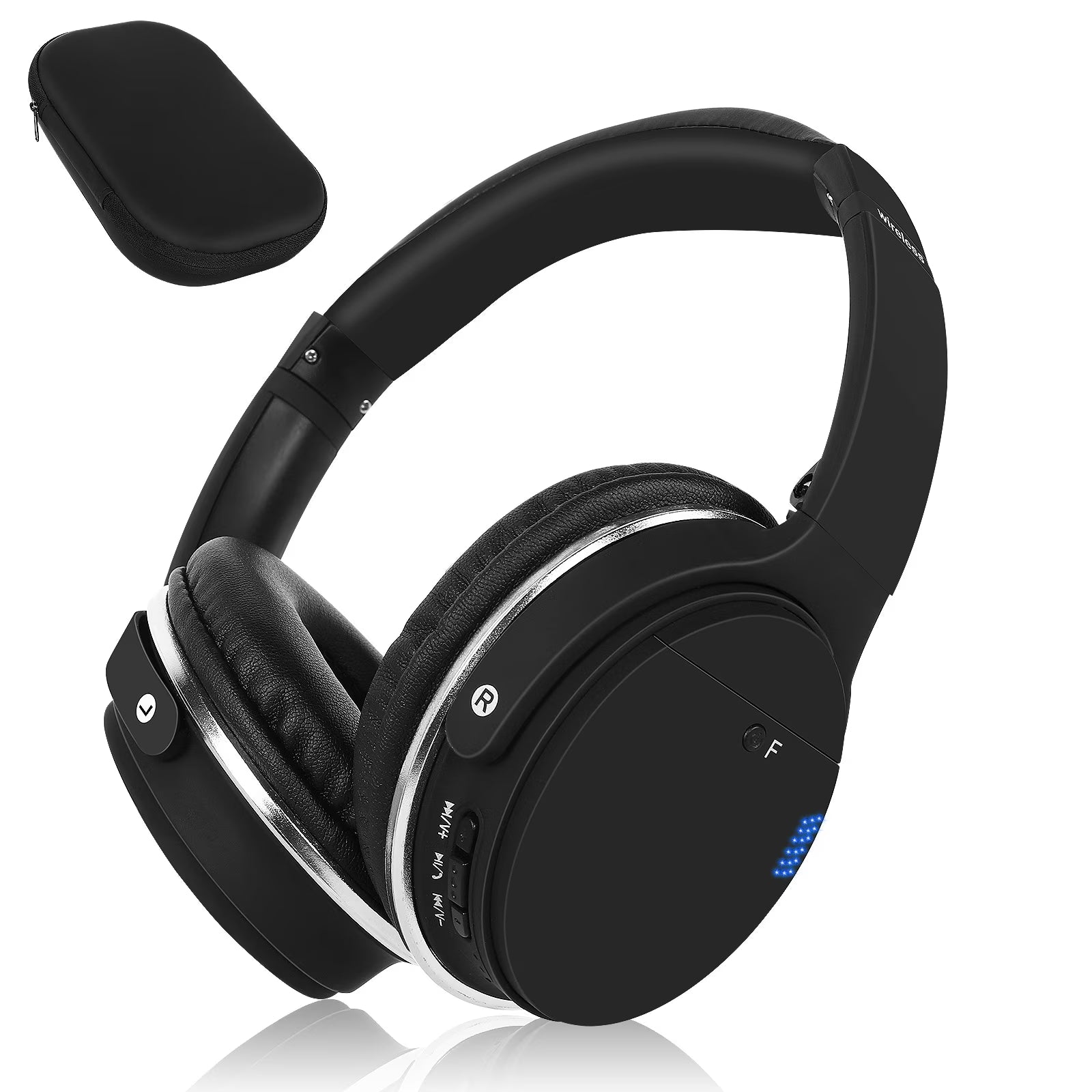 Wireless Bluetooth Over The Ear Headphones with Mic V235