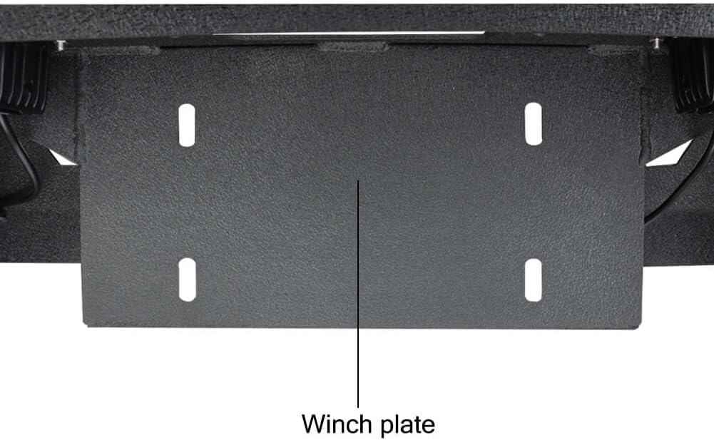 Front and Rear Bumper with LED Lights and Winch Plate and Tire Carrier X931859