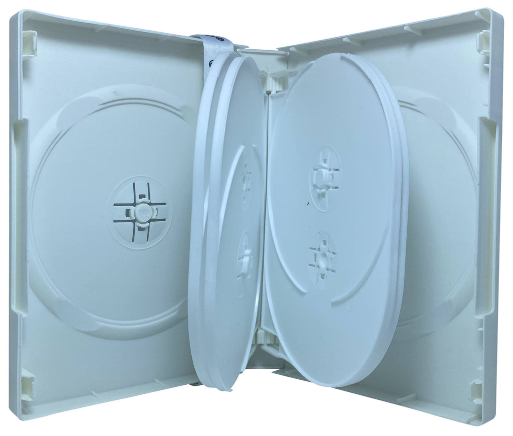 White 10 Disc DVD Cases M551066