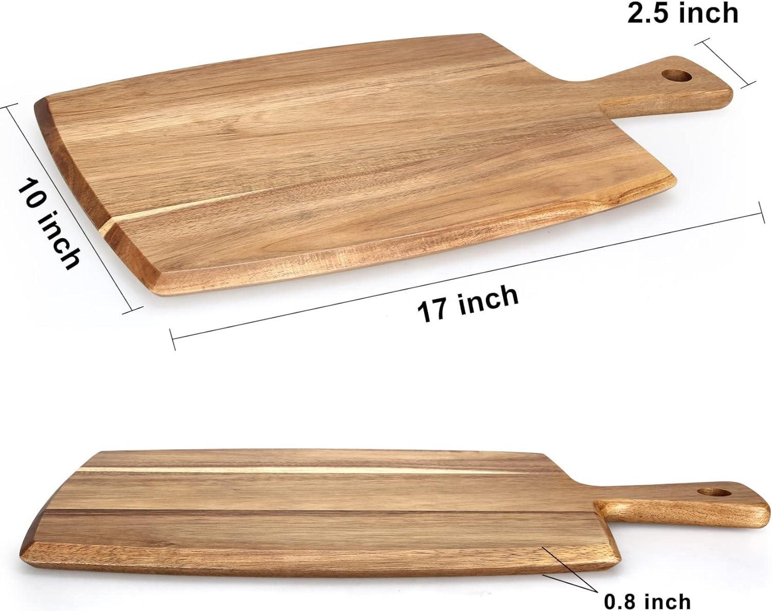 Acacia Wood Cutting Board with Handle K1275