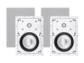 6.5 inch 2-Way In-Wall Speakers with Micro Ceramic Composite Tweeter S8359