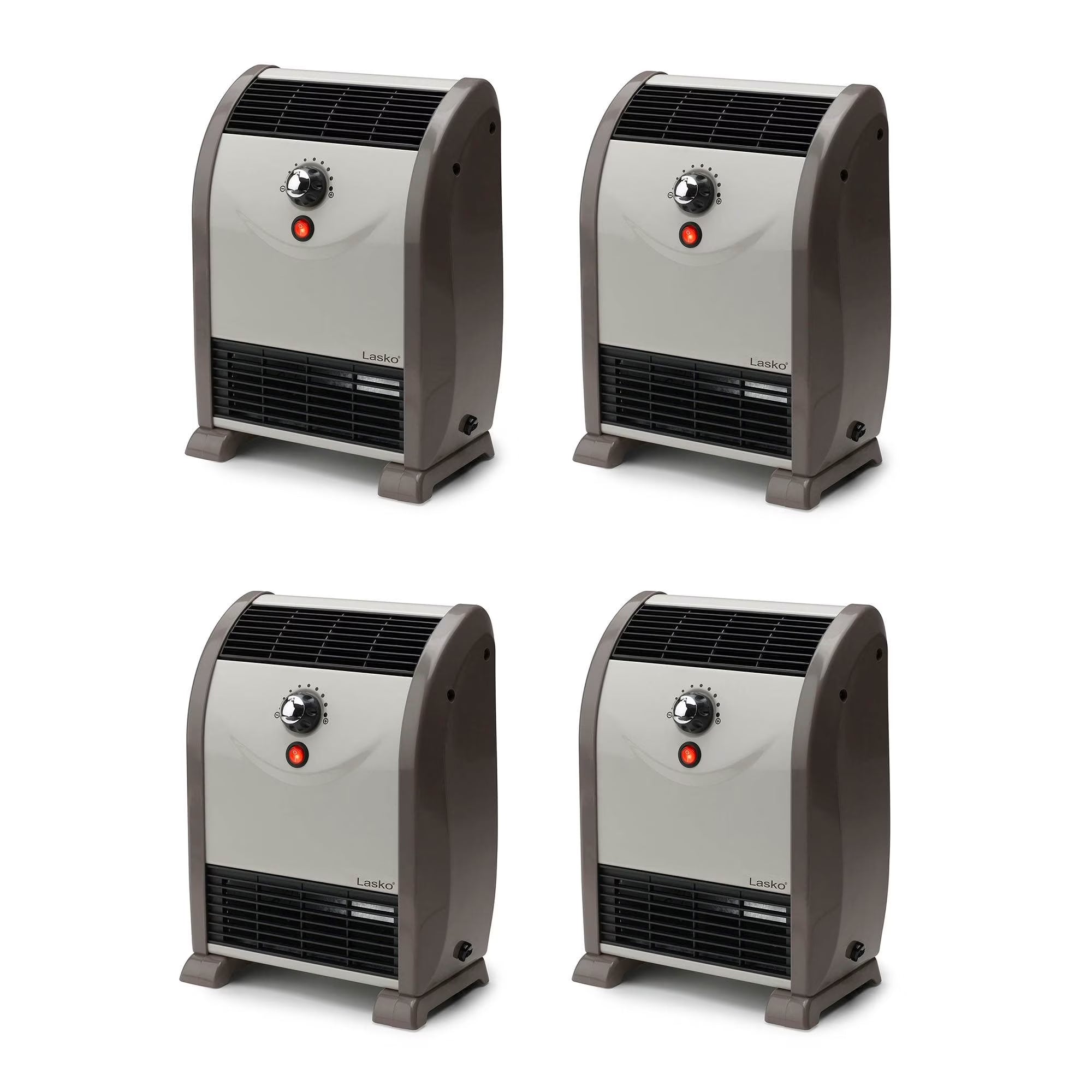 1500W Portable Automatic Heat Regulator Floor Heater (4 Pack) P86082