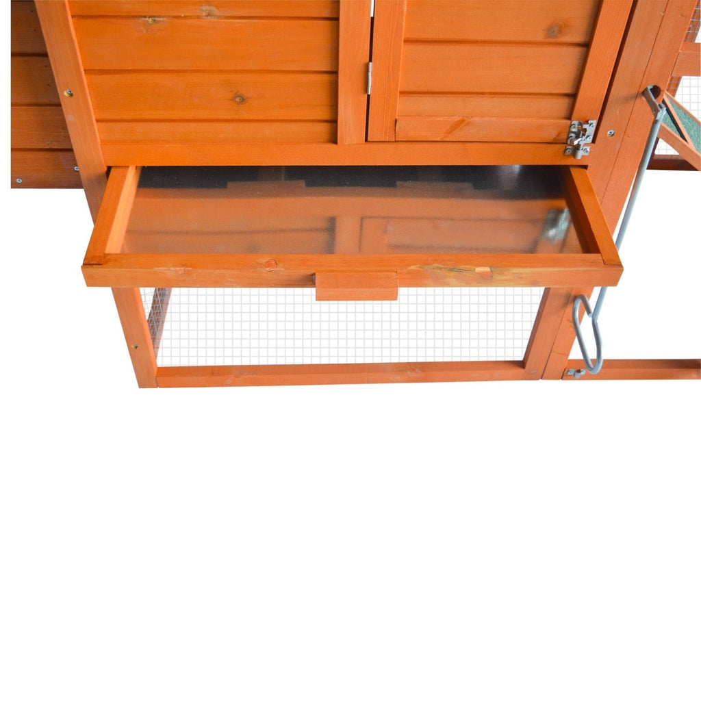Large Wooden Chicken Coop with Outdoor Runs U403372