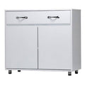 White 2 Door Accent Cabinet D841