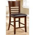 Cherry Counter Chair Set of 2 J37737