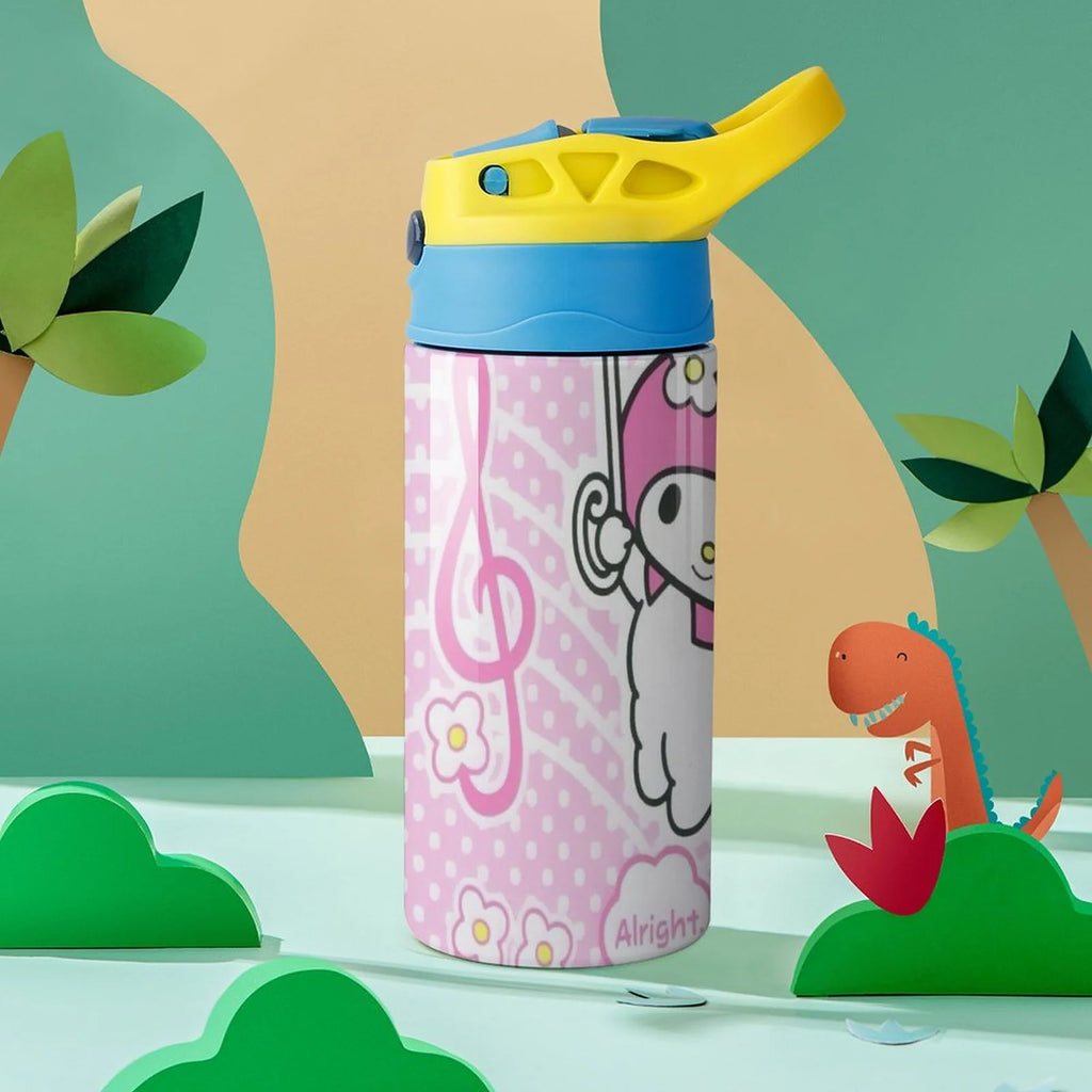 Stainless Steel Vacuum Insulated Water Bottle with Straw N3502
