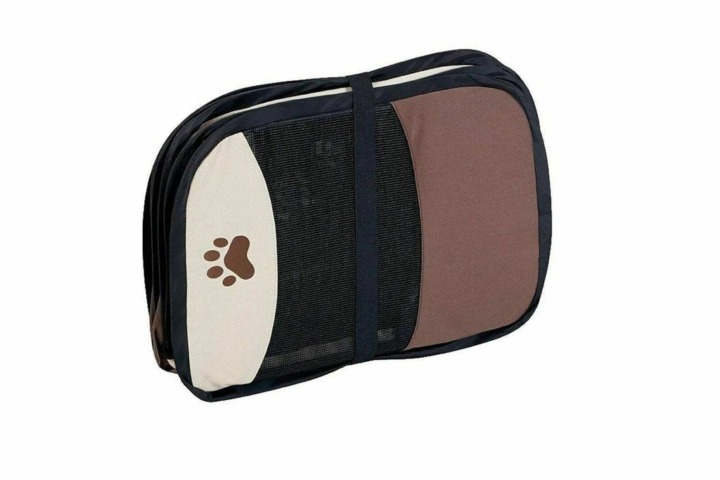 Portable Foldable Pet Playpen for Dogs, Paw Print, Medium/Large, Pop-Up Kennel A356646