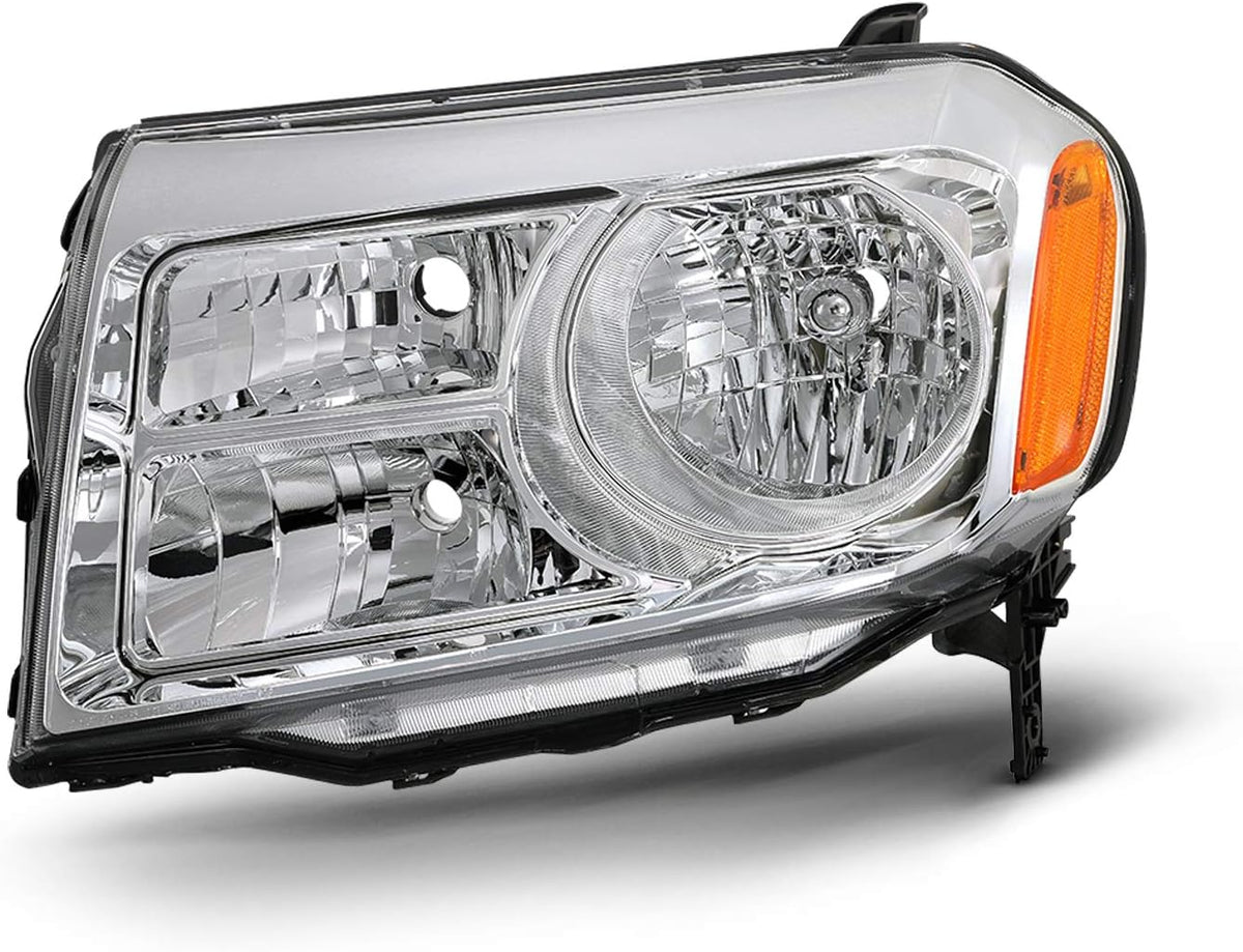 Chrome Halogen Headlight Driver Left Side Replacement S188992
