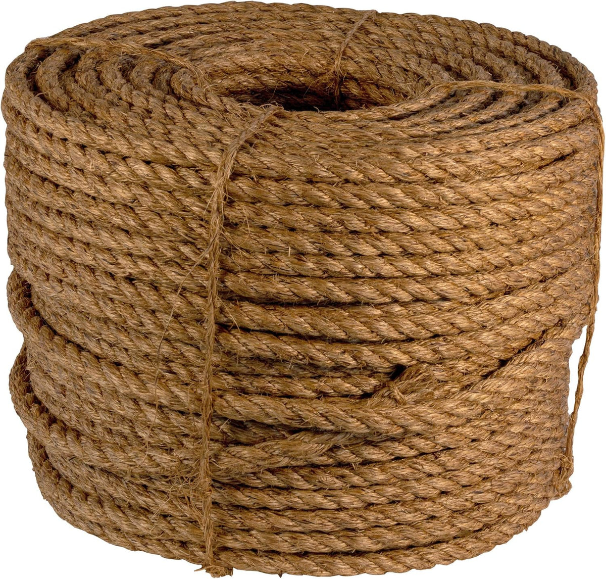 Twisted Manila Rope 3 Strand Natural Fiber Rope 1/4 inch x 600 feet H166