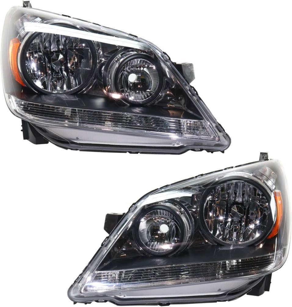 Headlight Assembly Pair for Honda Odyssey 2005 2006 2007 V34168