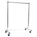 White Heavy Duty Single Rail Garment Rack T48249