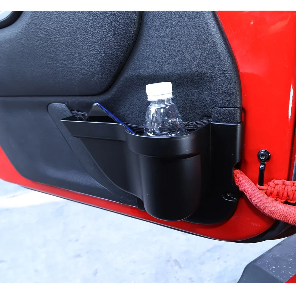 Black Front Door Storage Organizer Box for Jeep Wrangler JK JKU 2011-2017 E7371