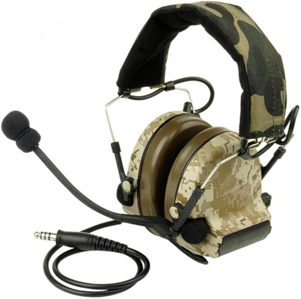 Closed-Ear Electronic Hearing Protection Earmuffs Communication Headset U28657