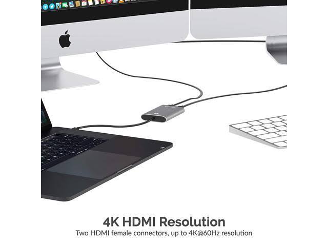 Thunderbolt 3 to Dual HDMI 2.0 Adapter B11515