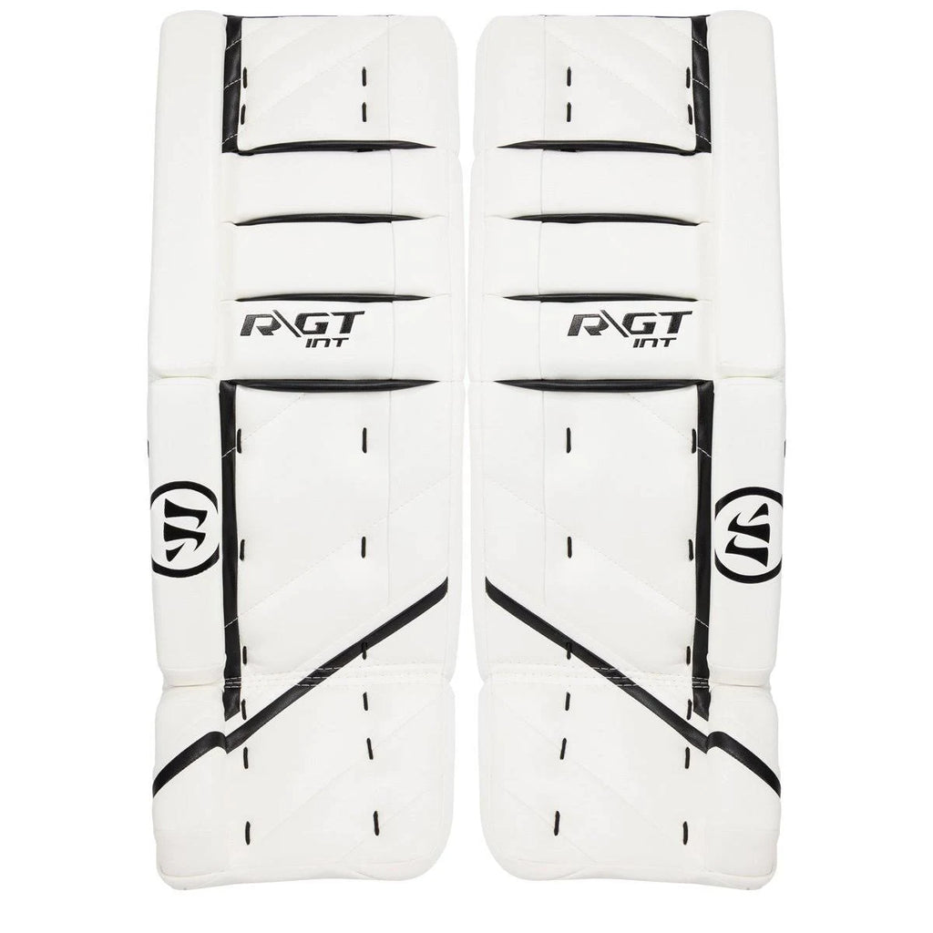White/Black Intermediate Goalie Leg Pads Z146078