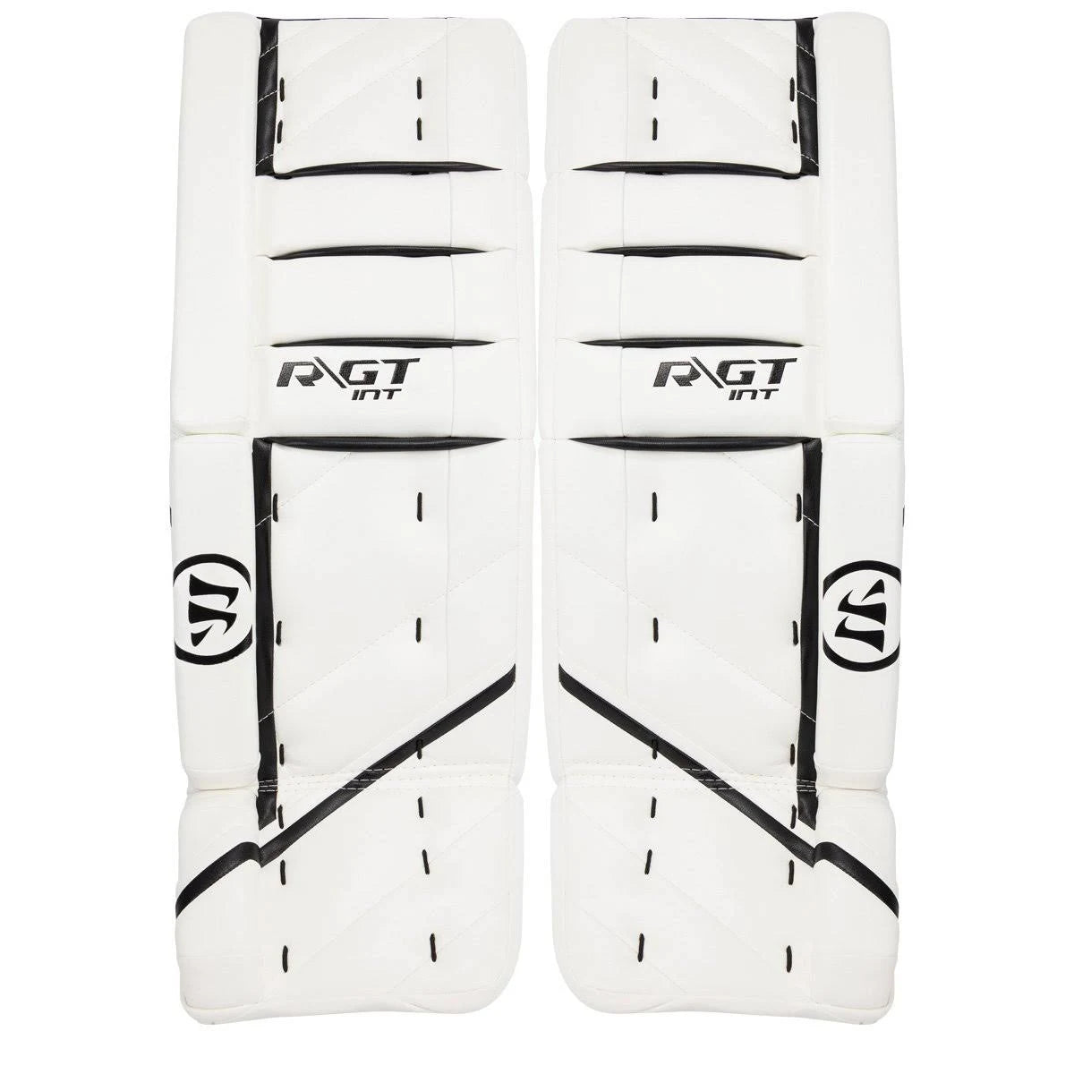White/Black Intermediate Goalie Leg Pads Z146078