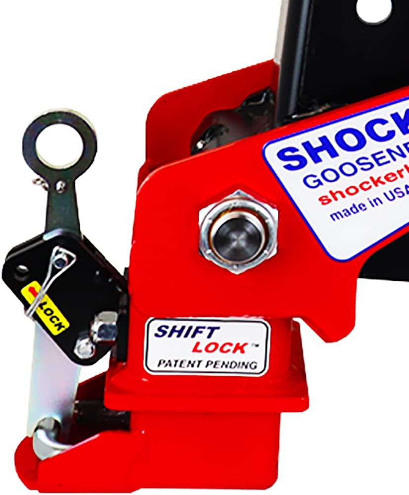 Gooseneck Air Hitch & Coupler, Round 3-15/16" Angled Pin 30K Coupler 9" Offset J948