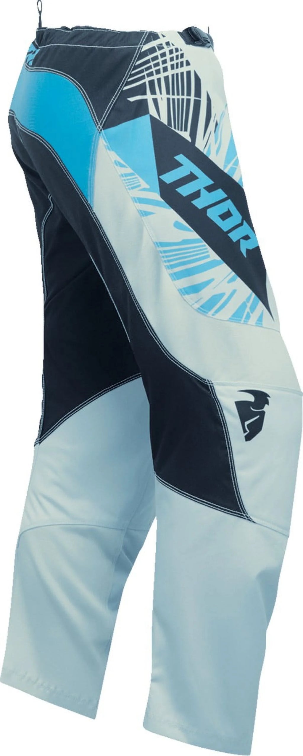 Black/Blue Womens MX Offroad Pants O7384