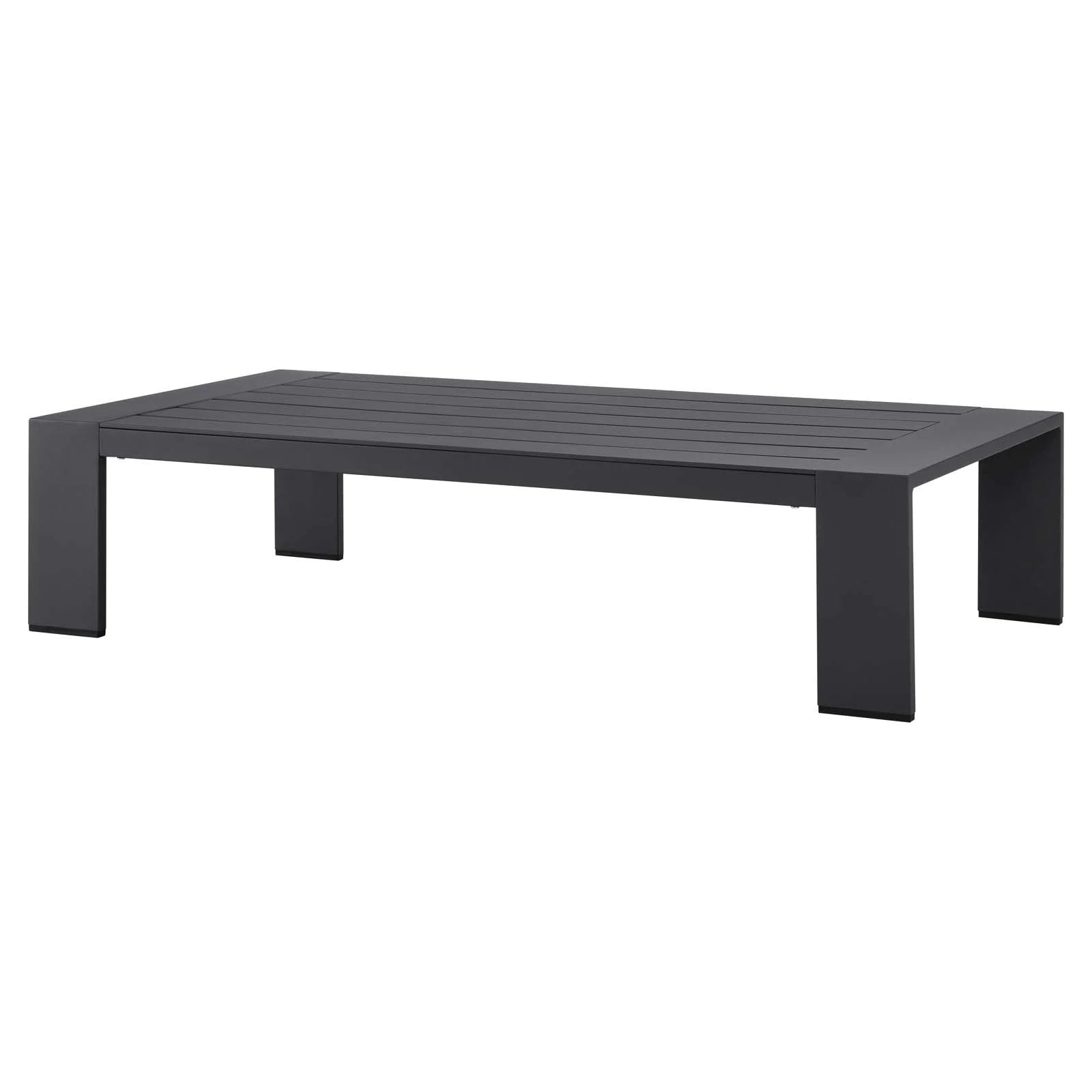 Grey Aluminum Fabric Outdoor Patio Sofa Table Set S50895