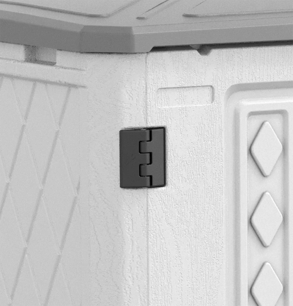 Off-White HDPE Resin Storage Cabinet 26 Cu.ft J711