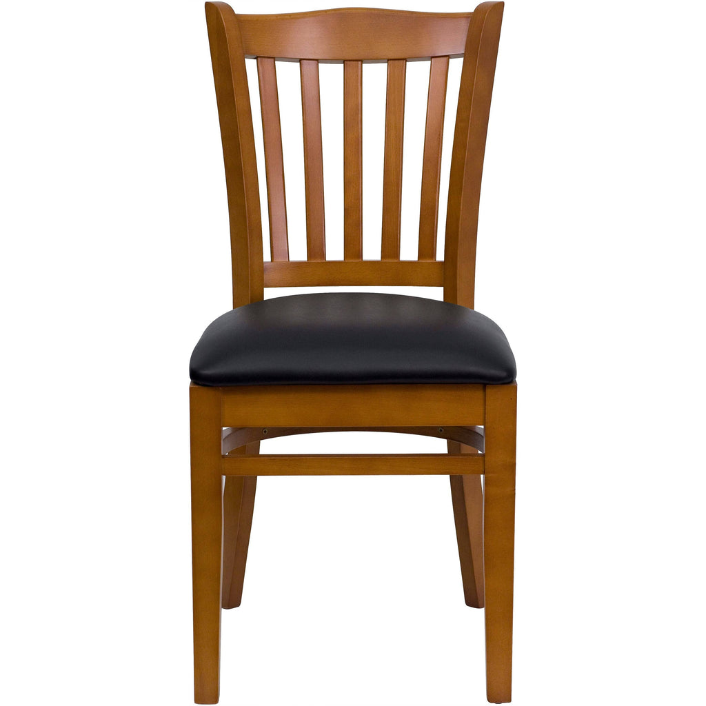 Black Cherry Vinyl Restaurant Chair S246