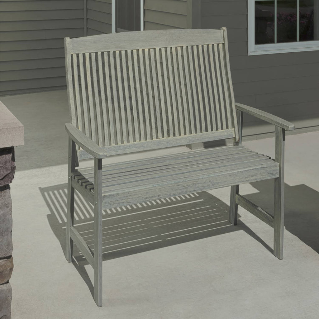 Gray Stationary Bench M325