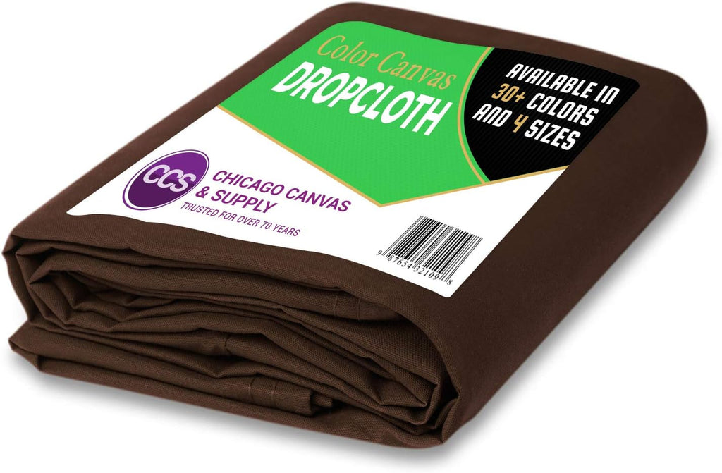 Gold Cotton Canvas Drop Cloth 6 by 10 Feet Pack of 2 W185