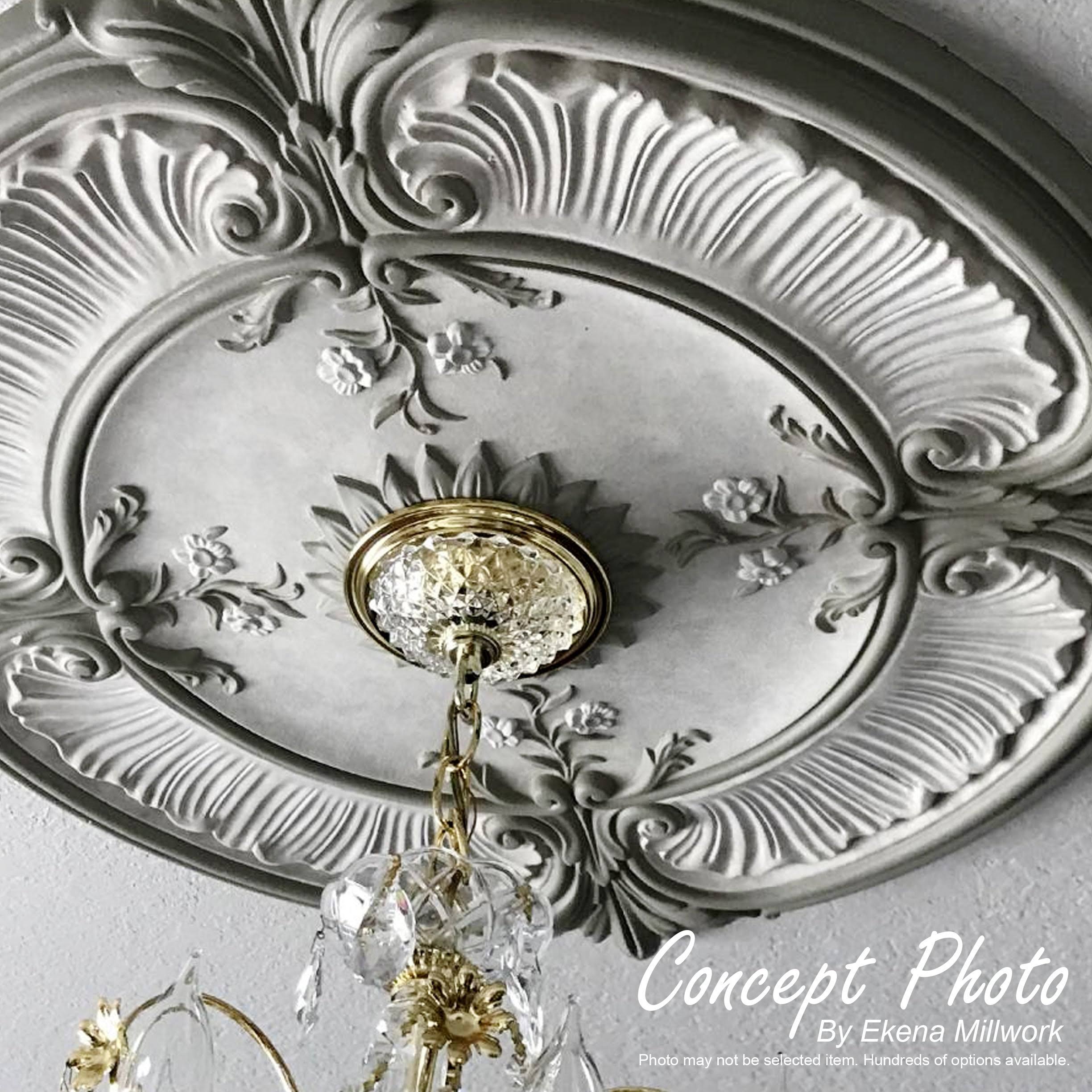 9x22OD x 4 1/2x22ID x 1/2x22P Ceiling Medallion D734325