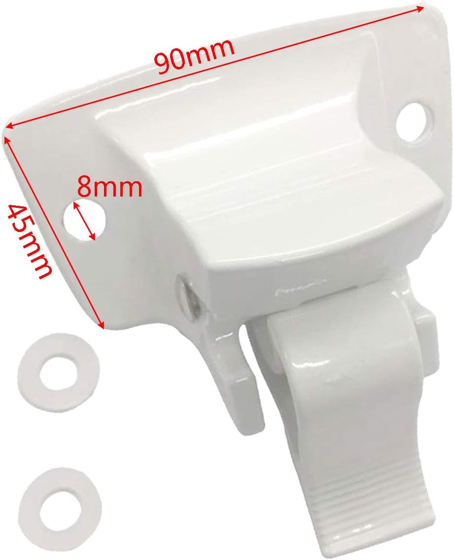 White Wall Mount Bracket for RV Camper Trailer (2 PCS) V209639