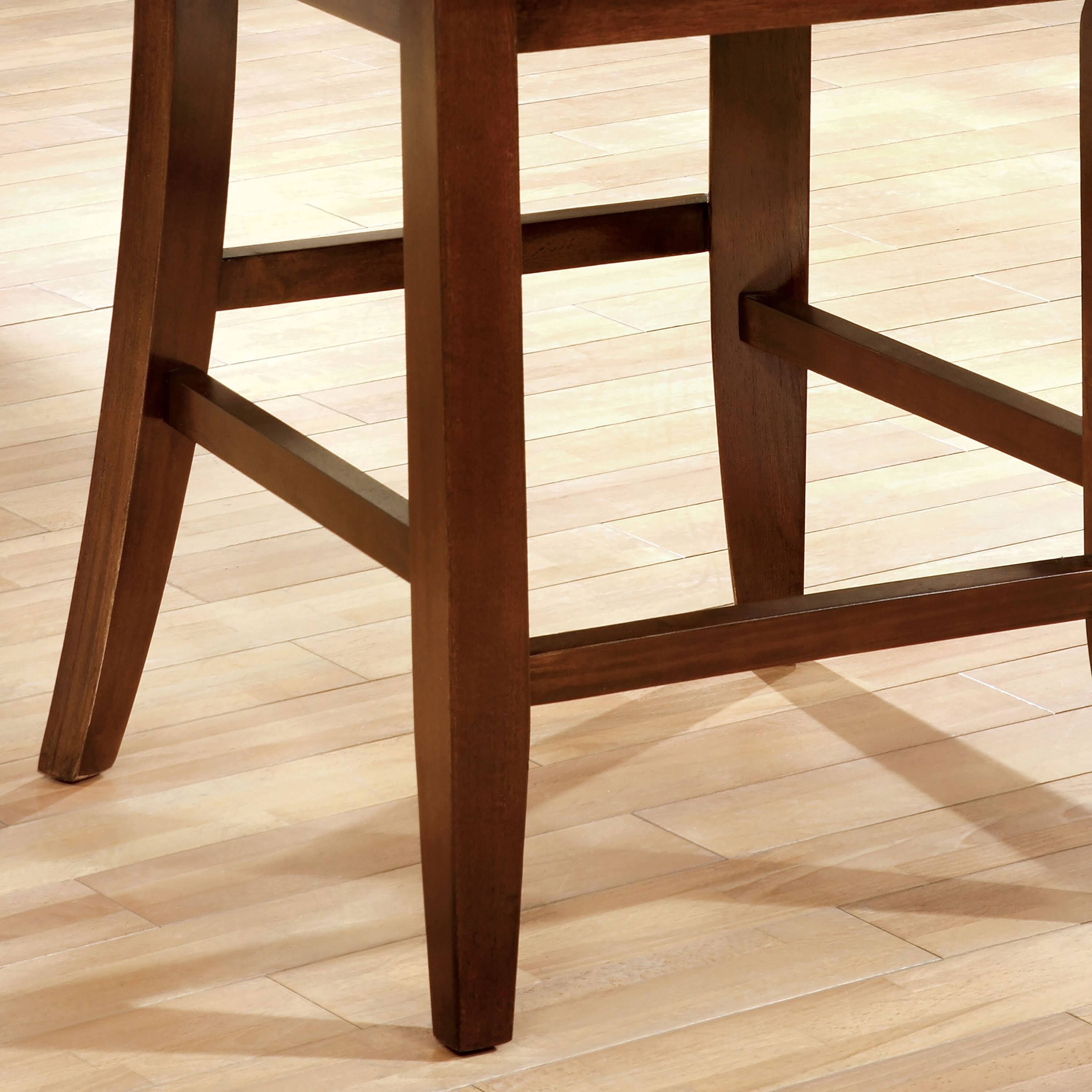 Cherry Counter Chair Set of 2 J37737