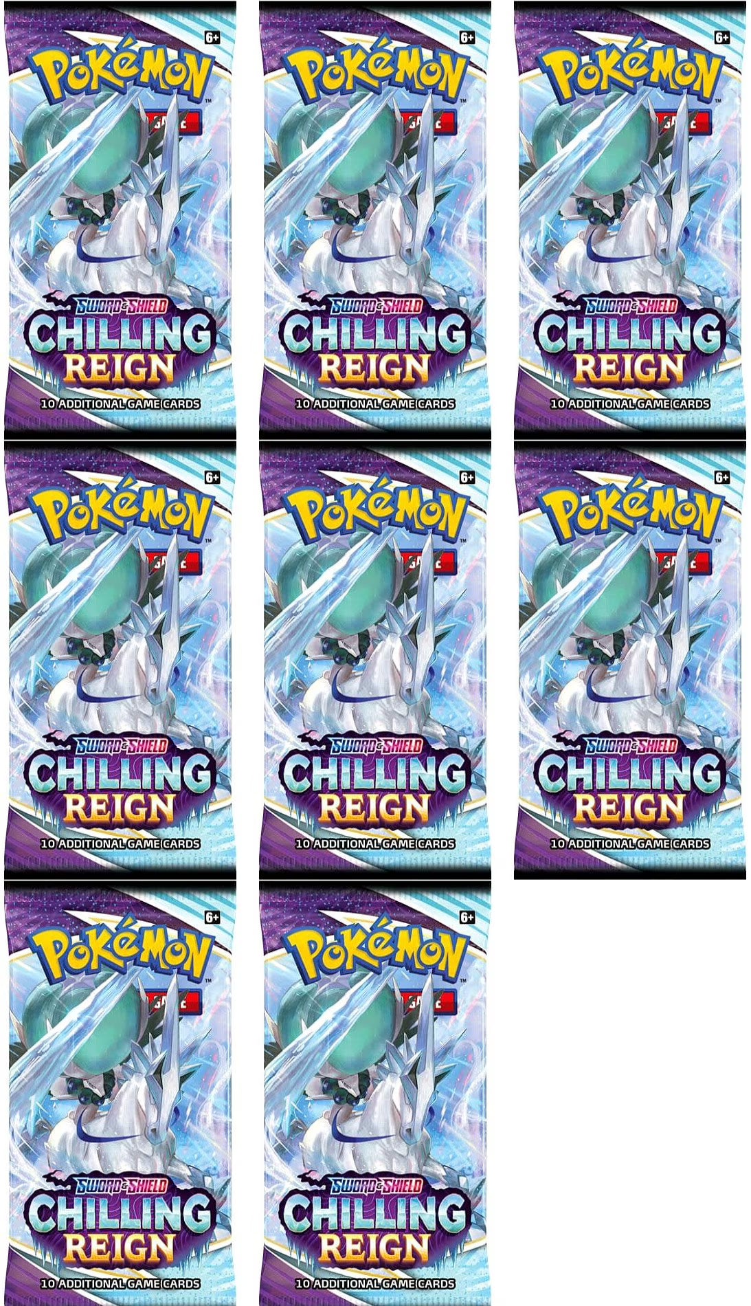 8 Booster Packs Trading Card Game C588395