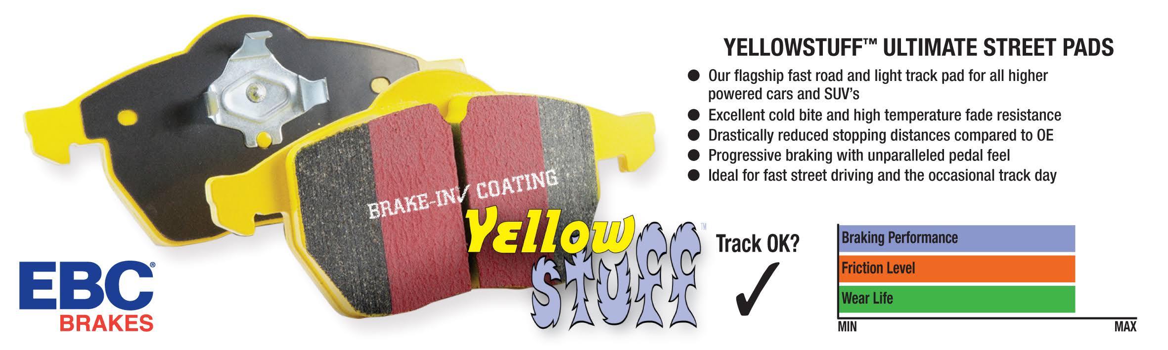 Yellowstuff Rear Brake Pads F7816
