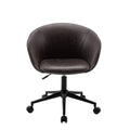 Modern Barrel Shaped Adjustable Swivel Office Chair - Black M194462